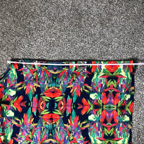 Colorful Abstract Printed Spaghetti Strap Dress - Picture 5 of 7